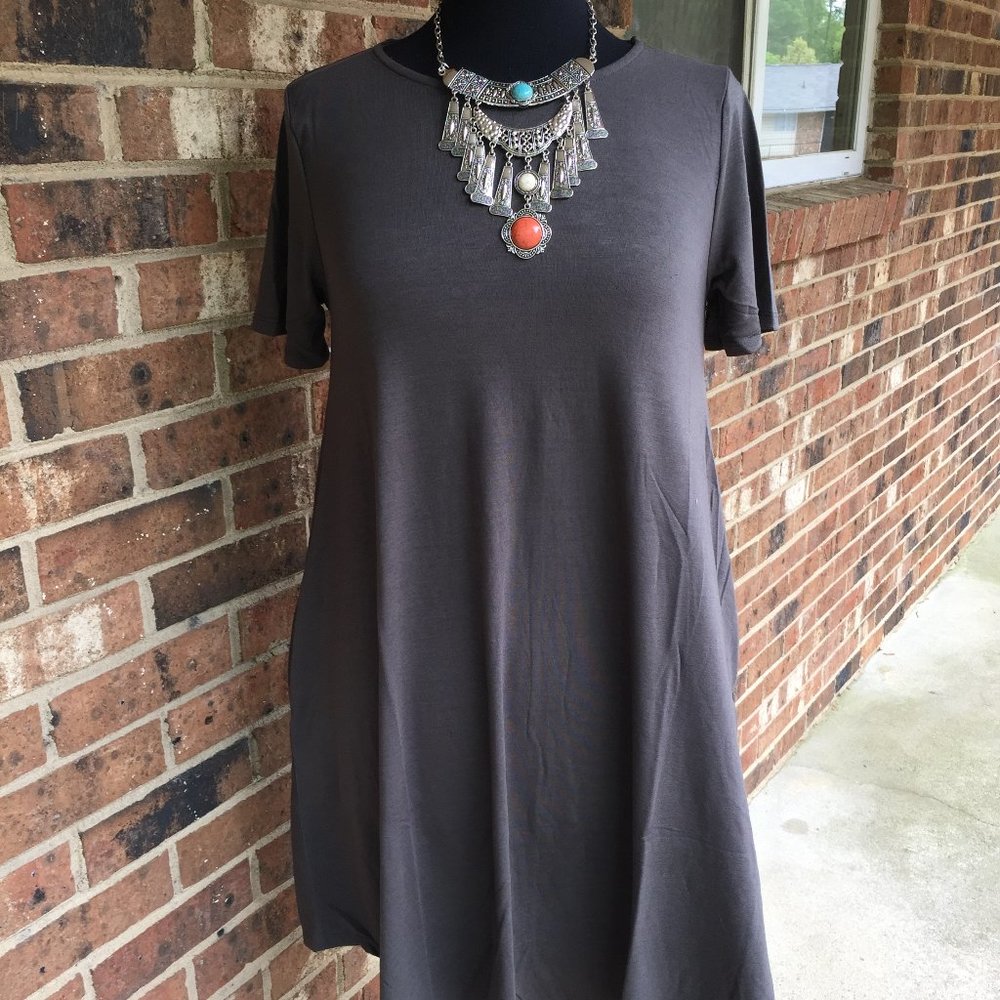 Ash Grey Rochelle Swing Dress